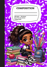 Load image into Gallery viewer, Custom Composition Notebook