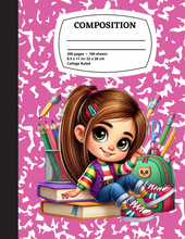 Load image into Gallery viewer, Custom Composition Notebook