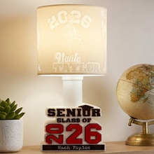 Load image into Gallery viewer, Custom 3D Printed Mini Grad Lamp
