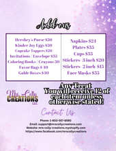 Load image into Gallery viewer, Custom Party Favor Bundles (Filled, Unfilled or Digital Options)
