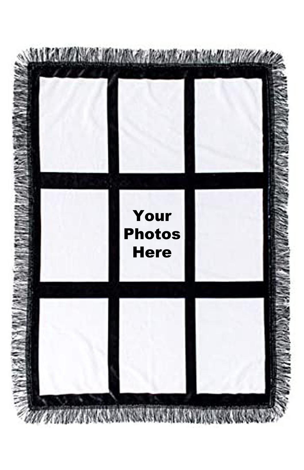 9 Panel Custom Photo Blanket